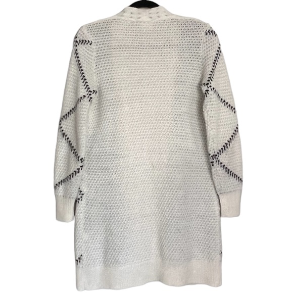 EUC | Soma | Lurex Windowpane Sweater Ivory | Size XS - Picture 2 of 12